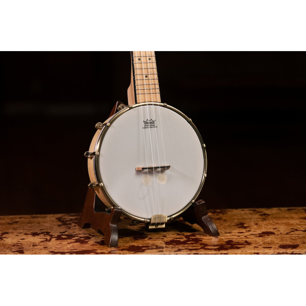 Ortega OUBJE90-MA Banjolele Series Concert Ukulele 4 String - Maple Natural + Bag