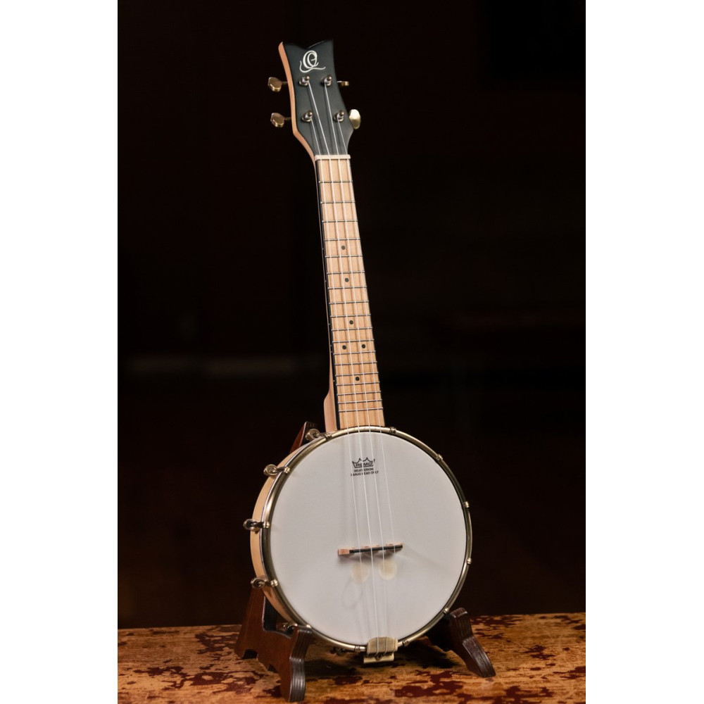 Ortega OUBJE90-MA Banjolele Series Concert Ukulele 4 String - Maple Natural + Bag