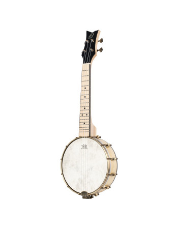 Ortega OUBJE90-MA-L Banjolele Series Concert Ukulele 4 String Lefty - Maple Natural + Bag