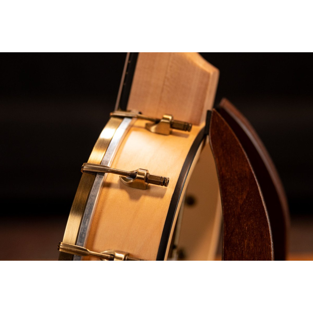 Ortega OUBJE90-MA-L Banjolele Series Concert Ukulele 4 String Lefty - Maple Natural + Bag