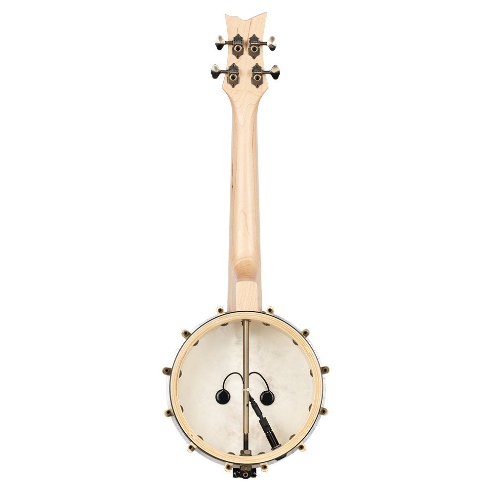 Ortega OUBJE90-MA-L Banjolele Series Concert Ukulele 4 String Lefty - Maple Natural + Bag