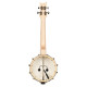 Ortega OUBJE90-MA-L Banjolele Series Concert Ukulele 4 String Lefty - Maple Natural + Bag