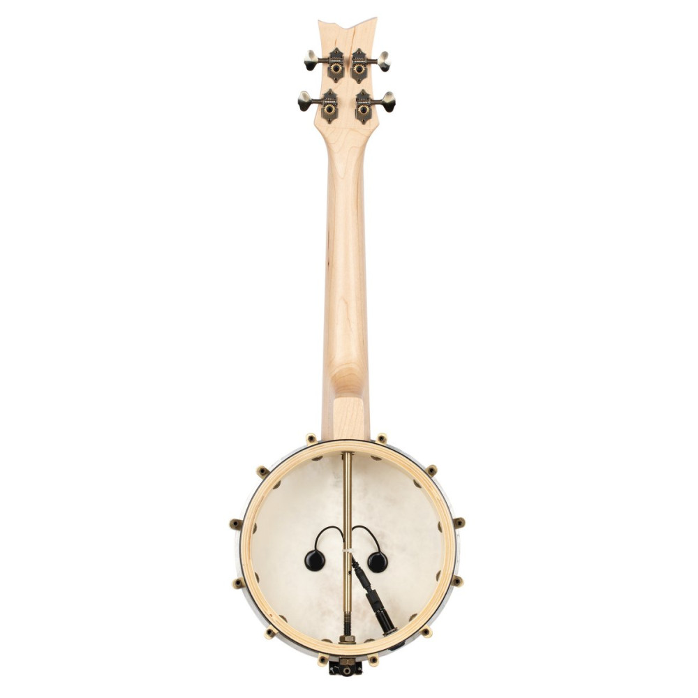 Ortega OUBJE90-MA-L Banjolele Series Concert Ukulele 4 String Lefty - Maple Natural + Bag