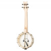 Ortega OUBJE90-MA-L Banjolele Series Concert Ukulele 4 String Lefty - Maple Natural + Bag