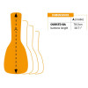 Ortega OUBSTD-BA Economy Series Baritone-Ukulele-Bag - Black/Orange