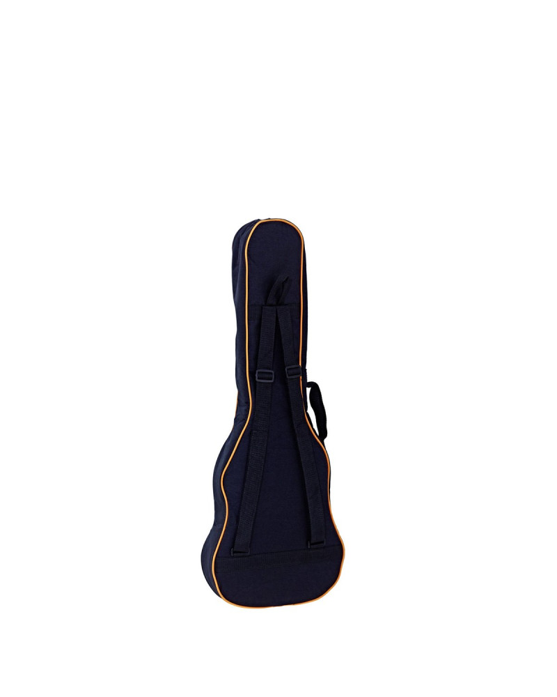 Ortega OUBSTD-BA Economy Series Baritone-Ukulele-Bag - Black/Orange