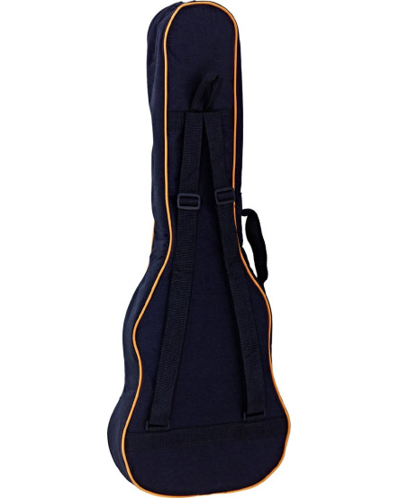 Ortega OUBSTD-BA Economy Series Baritone-Ukulele-Bag - Black/Orange