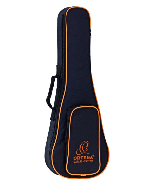 Ortega OUBSTD-PINE Economy Series Pineapple-Ukulele-Bag - Black/Orange