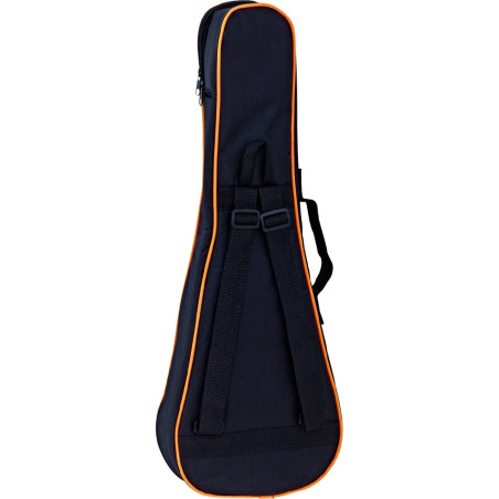 Ortega OUBSTD-PINE Economy Series Pineapple-Ukulele-Bag - Black/Orange