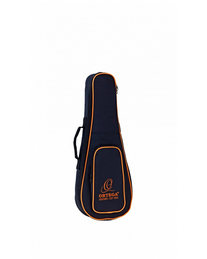Ortega OUBSTD-SI Economy Series  Sopranino-Ukulele-Bag - Black/Orange