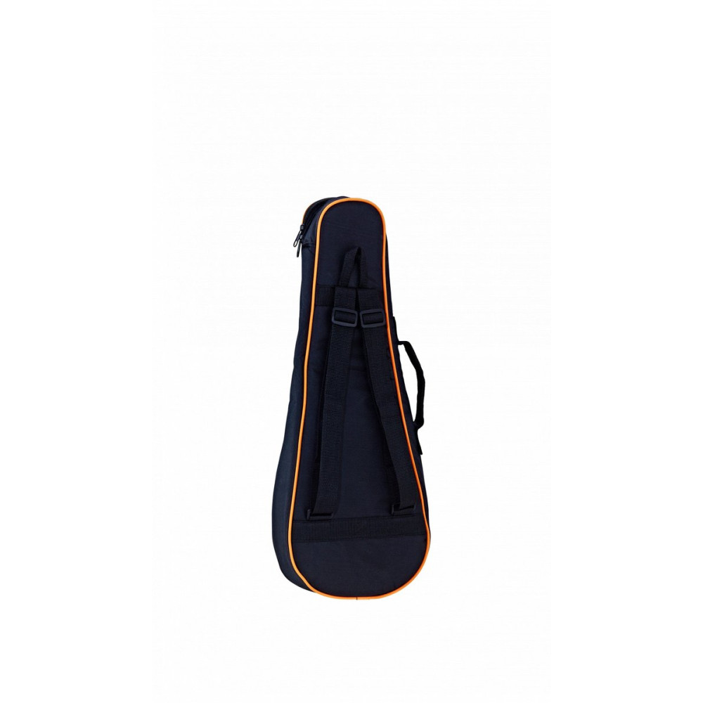 Ortega OUBSTD-SI Economy Series  Sopranino-Ukulele-Bag - Black/Orange