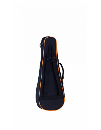 Ortega OUBSTD-SI Economy Series  Sopranino-Ukulele-Bag - Black/Orange