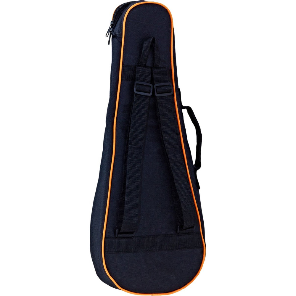 Ortega OUBSTD-SO Economy Series Soprano-Ukulele-Bag - Black/Orange