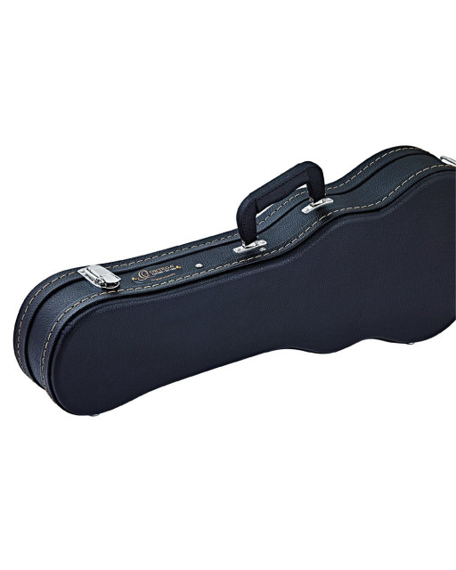Ortega OUCSTD-BA Economy Baritone Ukulele-Hardcase - Black