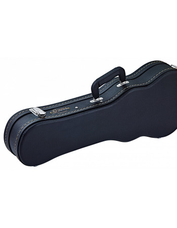 Ortega OUCSTD-CC Economy Concert-Ukulele-Hardcase - Black