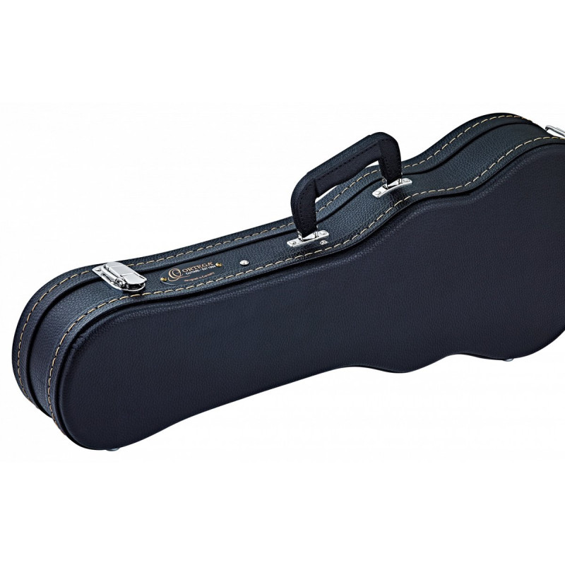 Ortega OUCSTD-CC Economy Concert-Ukulele-Hardcase - Black