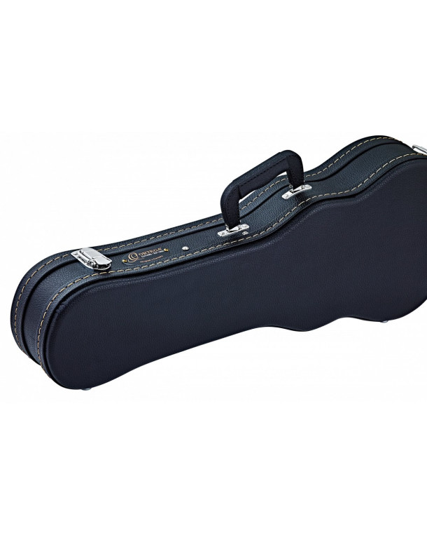 Ortega OUCSTD-TE Economy Tenor-Ukulele-Hardcase - Black