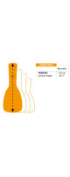Ortega OUGB-BS Pro Series Baritone-Ukulele-Bag - Brown/Black