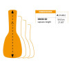 Ortega OUGB-SO Pro Series Soprano-Ukulele-Bag - Brown/Black