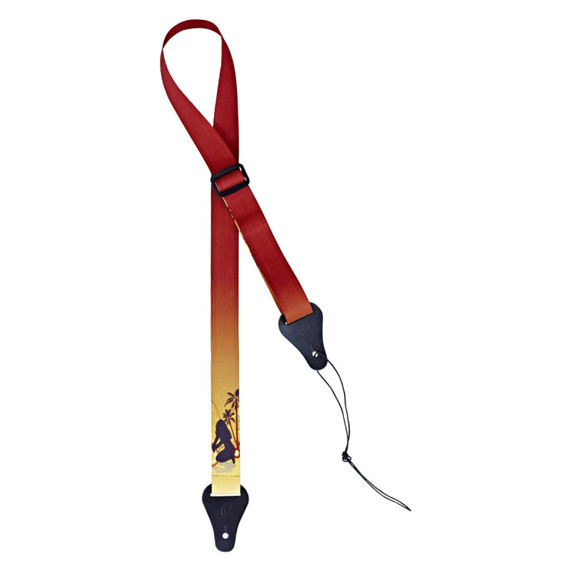 Ortega OUS-PALM Nylon Ukulele-Strap - Palm Island