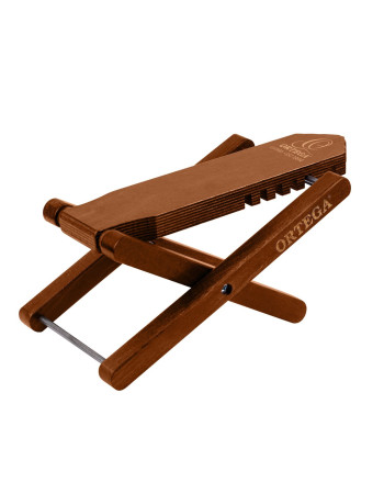 Ortega OWFS-1DB Wooden Foot Stool - Dark Brown