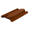Ortega OWFS-1DB Wooden Foot Stool - Dark Brown