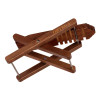 Ortega OWFS-1DB Wooden Foot Stool - Dark Brown