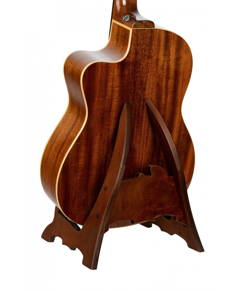 Ortega OWGS-1 Wood-Guitar-Stand - Dark Brown