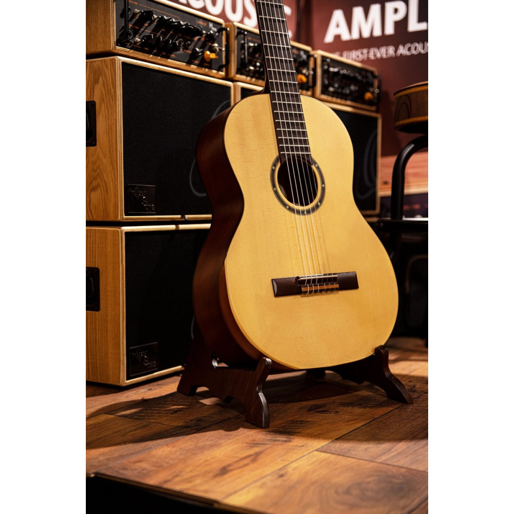 Ortega OWGS-1 Wood-Guitar-Stand - Dark Brown