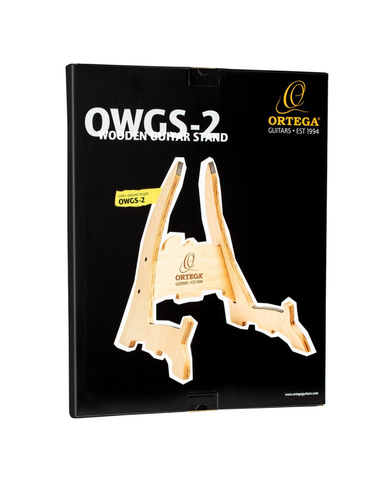 Ortega OWGS-2 Wood-Guitar-Stand - Natural Bright