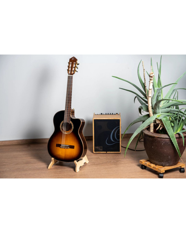 Ortega OWGS-2 Wood-Guitar-Stand - Natural Bright