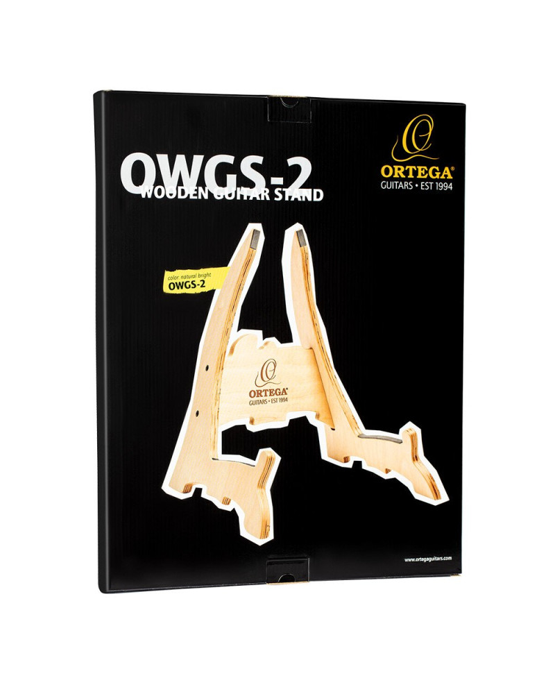 Ortega OWGS-2 Wood-Guitar-Stand - Natural Bright