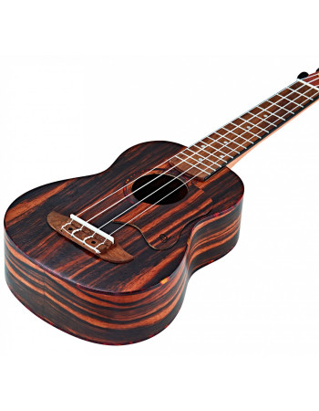 Ortega OWPSC-EB Soprano/Concert-Ukulele-Pickguard - Ebony