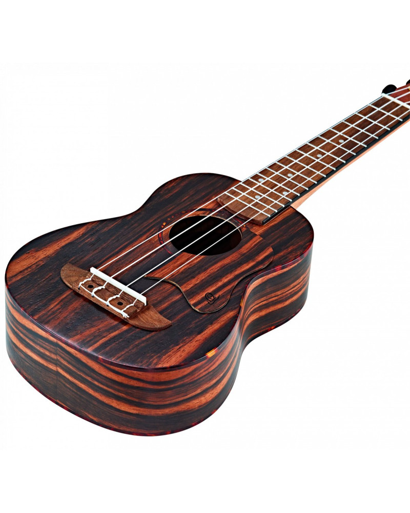 Ortega OWPSC-EB Soprano/Concert-Ukulele-Pickguard - Ebony