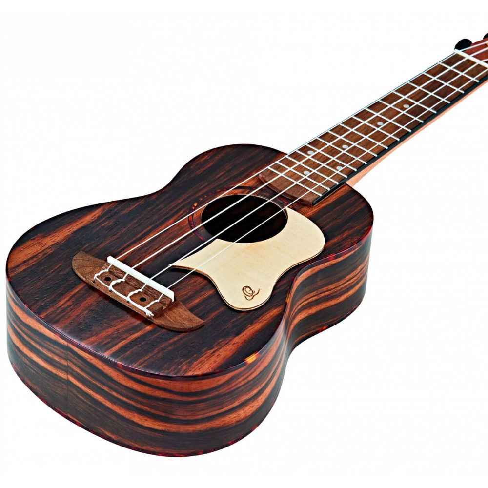 Ortega OWPSC-FMA Soprano/Concert-Ukulele-Pickguard - Flamed Maple