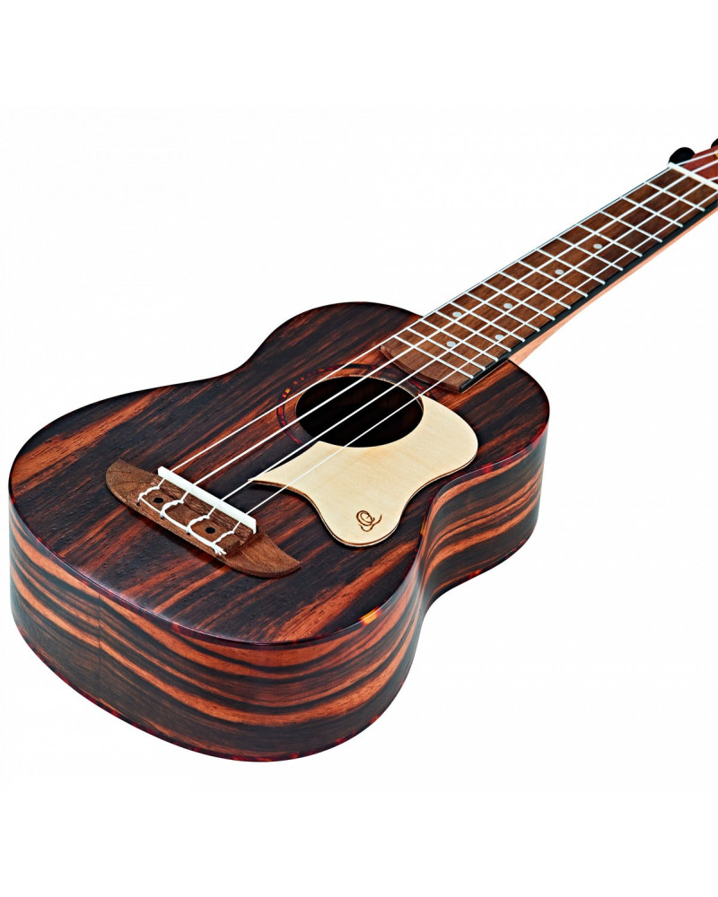 Ortega OWPSC-FMA Soprano/Concert-Ukulele-Pickguard - Flamed Maple