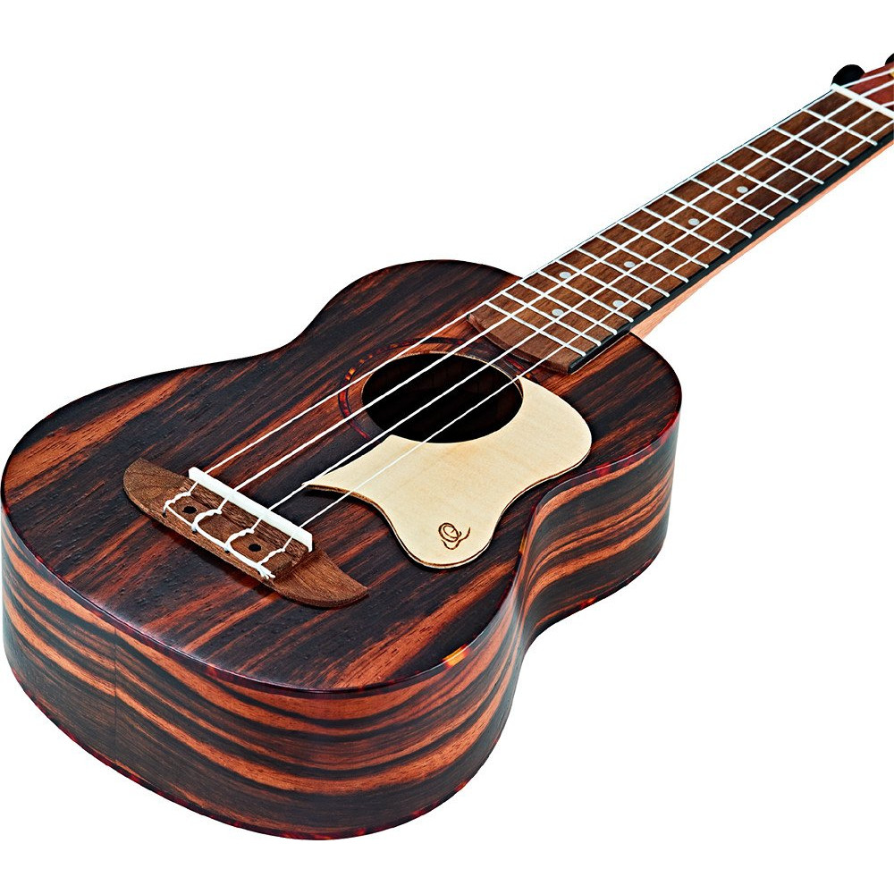 Ortega OWPSC-FMA Soprano/Concert-Ukulele-Pickguard - Flamed Maple