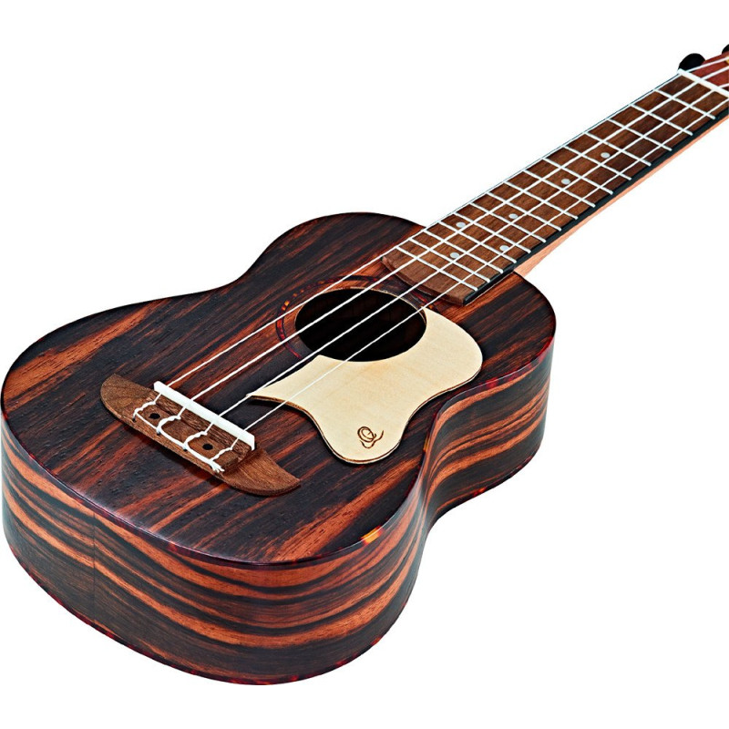 Ortega OWPSC-FMA Soprano/Concert-Ukulele-Pickguard - Flamed Maple