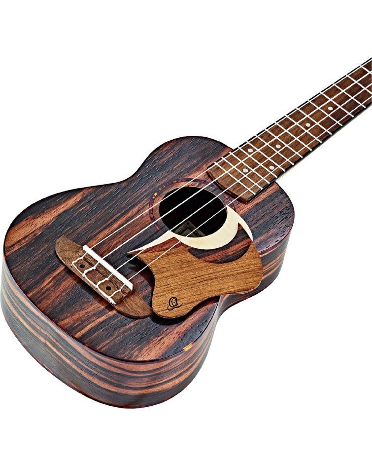 Ortega OWPSC-WN Soprano/Concert-Ukulele-Pickguard - Walnut