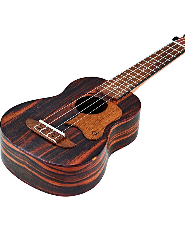 Ortega OWPSC-WN Soprano/Concert-Ukulele-Pickguard - Walnut