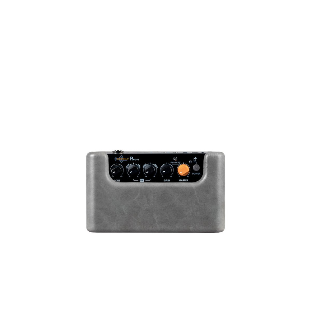 Ortega PTWO-E Amplification Series Bluetooth Pocket Electric Guitar Amplifier with Built-In Effects - 12-Watt