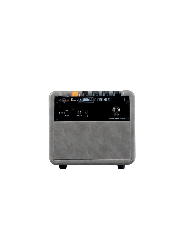 Ortega PTWO-E Amplification Series Bluetooth Pocket Electric Guitar Amplifier with Built-In Effects - 12-Watt
