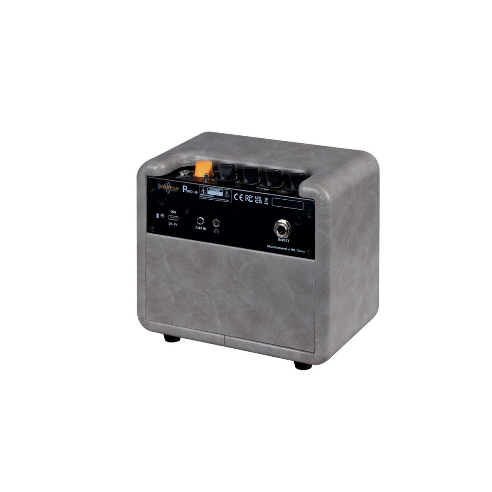 Ortega PTWO-E Amplification Series Bluetooth Pocket Electric Guitar Amplifier with Built-In Effects - 12-Watt