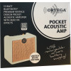 Ortega PTWO-LTD Amplification Series Portable Bluetooth Acoustic Amp/Speaker with Effects - 12-Watt