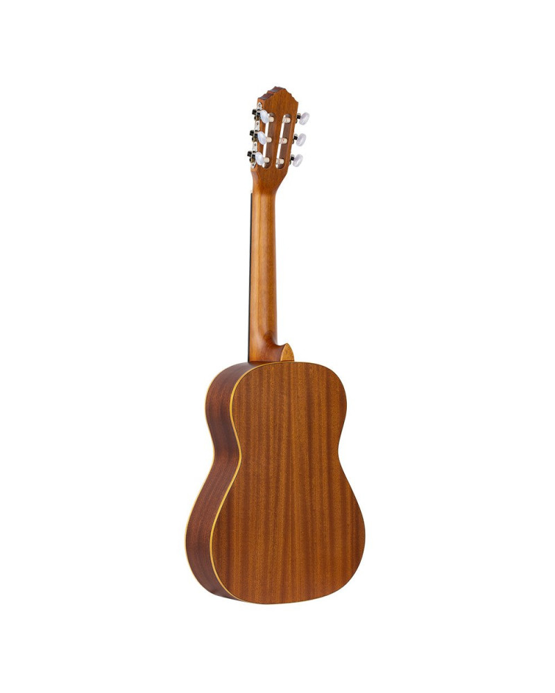 Ortega R121-1/2 Family Series 1/2 Classical Guitar 6 String - Mahogany Natural + Gigbag