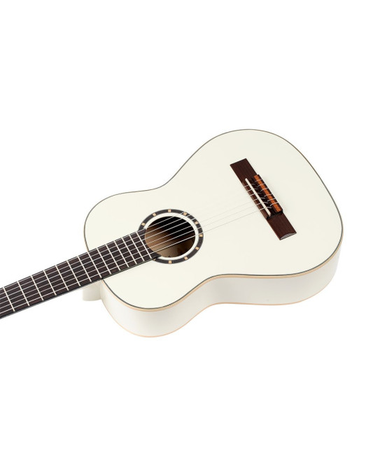 Ortega R121-1/2WH Family Series 1/2 Classical Guitar 6 String - White + Gigbag