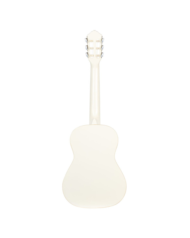 Ortega R121-1/2WH Family Series 1/2 Classical Guitar 6 String - White + Gigbag