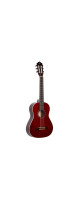 Ortega R121-1/2WR Family Series 1/2 Classical Guitar 6 String - Wine Red + Gigbag
