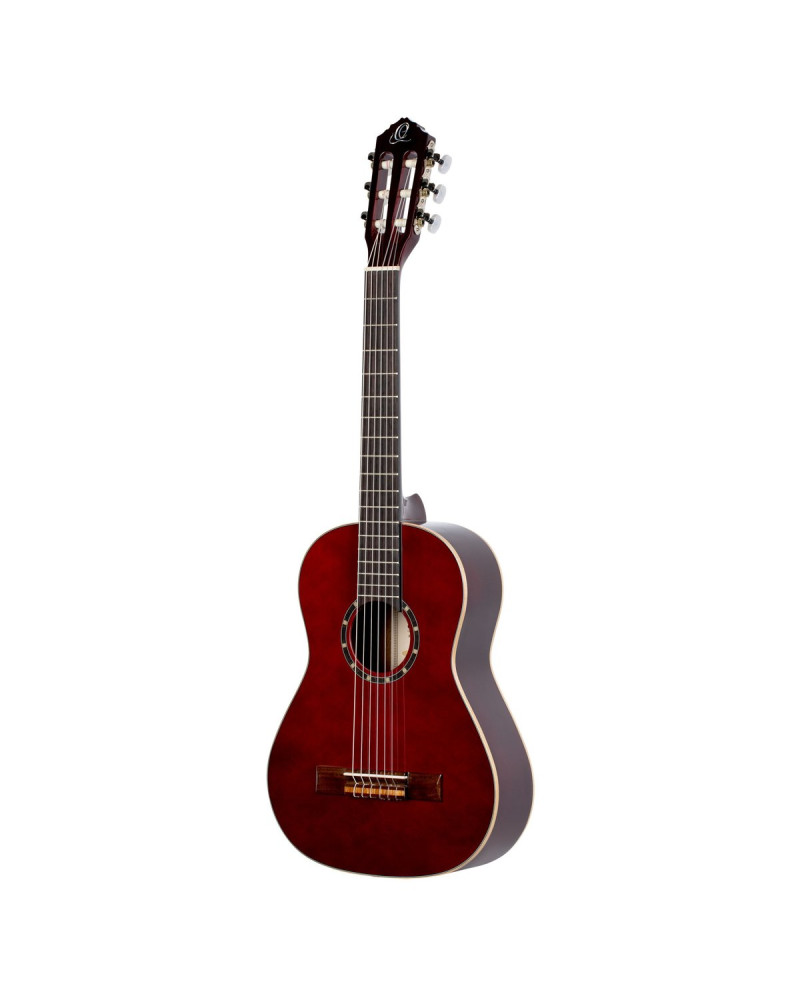 Ortega R121-1/2WR Family Series 1/2 Classical Guitar 6 String - Wine Red + Gigbag