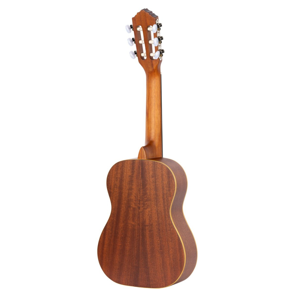 Ortega R121-1/4-L Family Series 1/4 Classical Guitar 6 String Lefty - Mahogany Natural + Gigbag